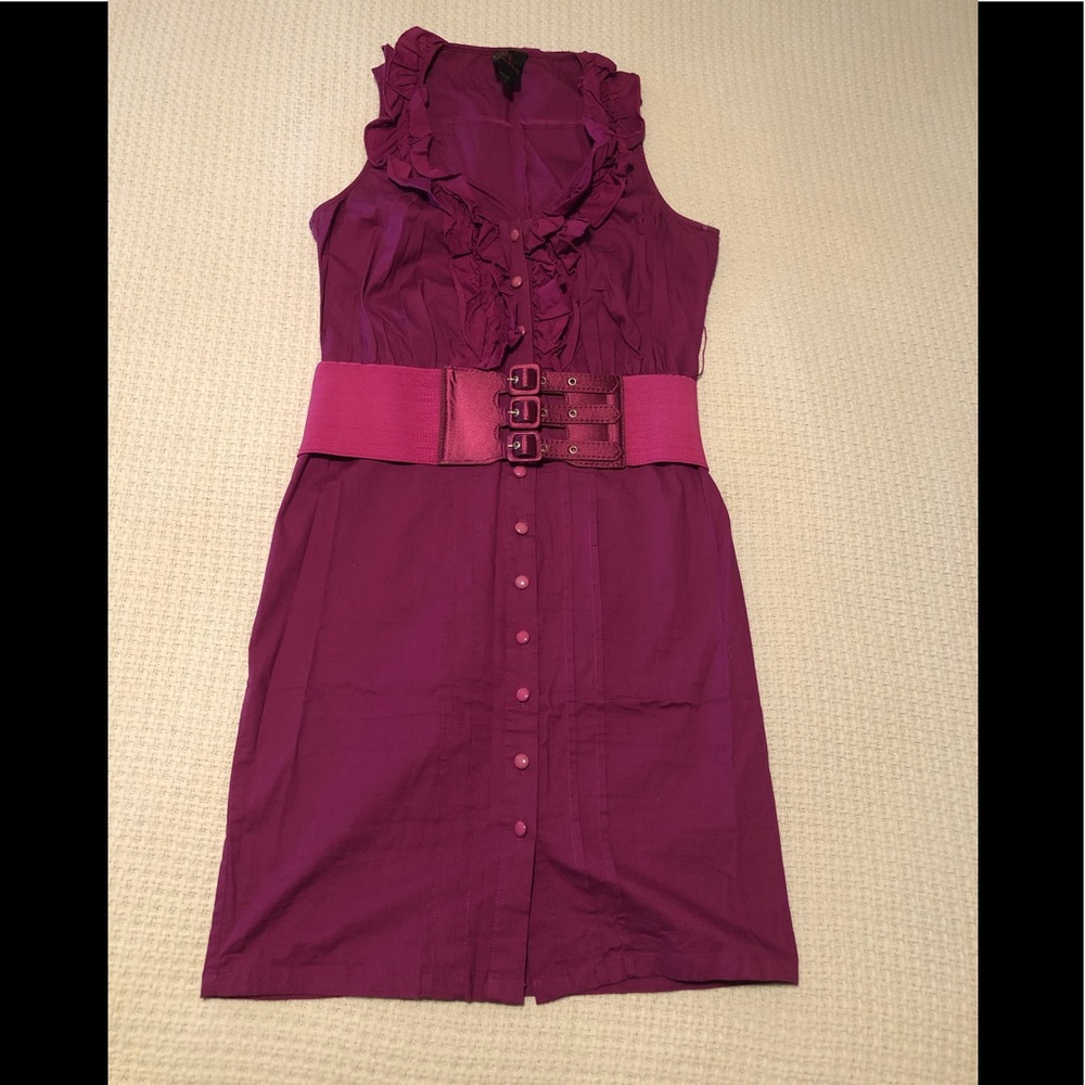 Summer magenta color dress from 2b Bebe